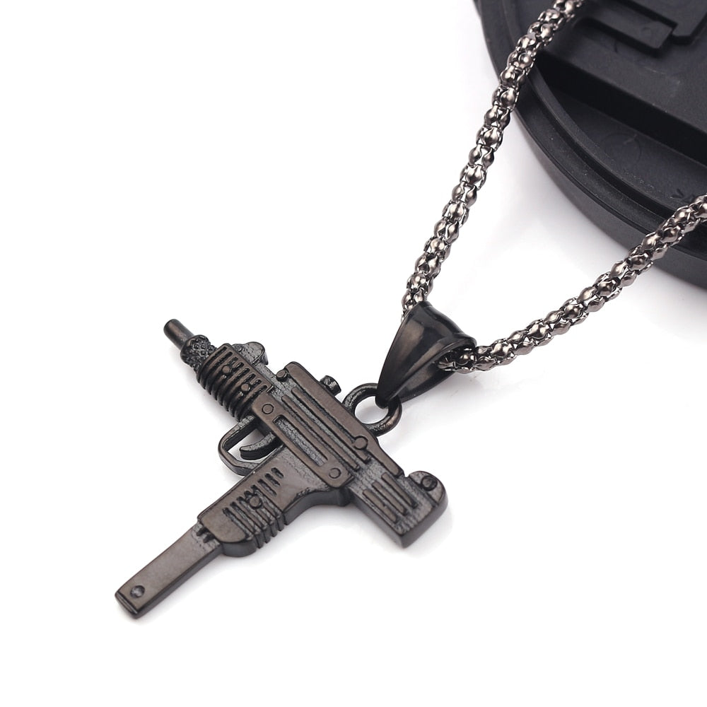 Submachine Gun Pistol Necklaces