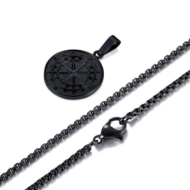 Men's Compass Necklaces